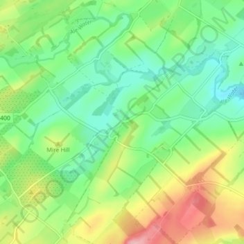Mappa topografica Belses, altitudine, rilievo