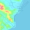 Mappa topografica Cantupa, altitudine, rilievo