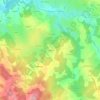 Mappa topografica Fargetas, altitudine, rilievo