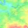 Mappa topografica Pendrein, altitudine, rilievo