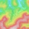 Mappa topografica Zieflensberg, altitudine, rilievo