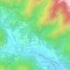 Mappa topografica Borgata Ciabot, altitudine, rilievo