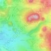 Mappa topografica Rocherols, altitudine, rilievo
