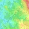 Mappa topografica Le Bech, altitudine, rilievo