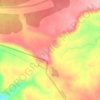 Mappa topografica Mojón de Moros, altitudine, rilievo