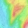 Mappa topografica Belvédère du Mont Saint-Michel, altitudine, rilievo