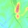 Mappa topografica Pleasant Valley, altitudine, rilievo