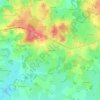 Mappa topografica Saint-Hilaire, altitudine, rilievo