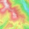 Mappa topografica Mont Brussière, altitudine, rilievo