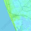Mappa topografica Ambalappuzha, altitudine, rilievo
