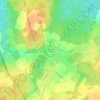 Mappa topografica Le Village des Pecheurs, altitudine, rilievo