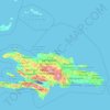 Mappa topografica Puerto Plata, altitudine, rilievo