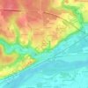 Mappa topografica Le Champ de la Motte, altitudine, rilievo