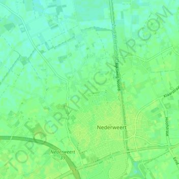 Mappa topografica Strateris, altitudine, rilievo