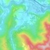 Mappa topografica Scortica, altitudine, rilievo