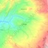 Mappa topografica Ciénega, altitudine, rilievo