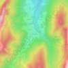 Mappa topografica Saint-Philibert, altitudine, rilievo
