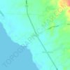 Mappa topografica Tibagon, altitudine, rilievo