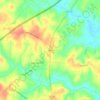 Mappa topografica Maine, altitudine, rilievo