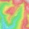 Mappa topografica Foger, altitudine, rilievo
