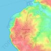 Mappa topografica Hameau Commandé, altitudine, rilievo