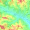 Mappa topografica Gindering, altitudine, rilievo