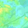 Mappa topografica Indian Head Lake Estates, altitudine, rilievo