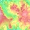 Mappa topografica Malassagne, altitudine, rilievo