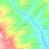 Mappa topografica Colle Vecchio, altitudine, rilievo