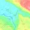 Mappa topografica Four Corners, altitudine, rilievo