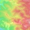 Mappa topografica Carausse, altitudine, rilievo
