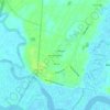 Mappa topografica Darien Heights, altitudine, rilievo