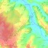 Mappa topografica La Prade, altitudine, rilievo