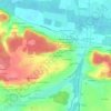 Mappa topografica La Croix Blanche, altitudine, rilievo
