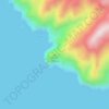 Mappa topografica Fish, altitudine, rilievo