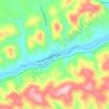 Mappa topografica Spivey Store, altitudine, rilievo
