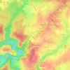 Mappa topografica La Bironnière, altitudine, rilievo