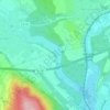 Mappa topografica Heidenschlössle, altitudine, rilievo