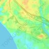 Mappa topografica Windy Hill Mobile Home Park, altitudine, rilievo