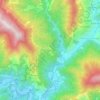 Mappa topografica Carpenissone, altitudine, rilievo