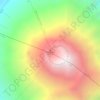 Mappa topografica Tungurahua, altitudine, rilievo