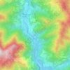 Mappa topografica Pregalleno, altitudine, rilievo