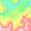 Mappa topografica Santa Leticia, altitudine, rilievo