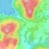 Mappa topografica Niñóns, altitudine, rilievo