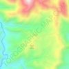 Mappa topografica Tiblac, altitudine, rilievo