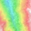 Mappa topografica Le Levassaix, altitudine, rilievo