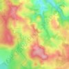 Mappa topografica Montchanson, altitudine, rilievo