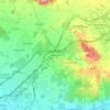 Mappa topografica Marrachí, altitudine, rilievo