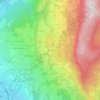 Mappa topografica Lachaud, altitudine, rilievo