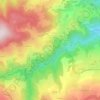 Mappa topografica Rory, altitudine, rilievo